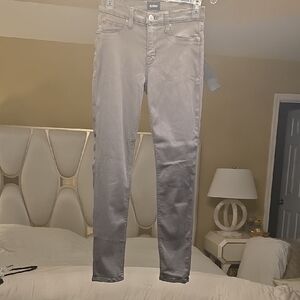 Hudson Jeans Soft Gray Skinny Jeans